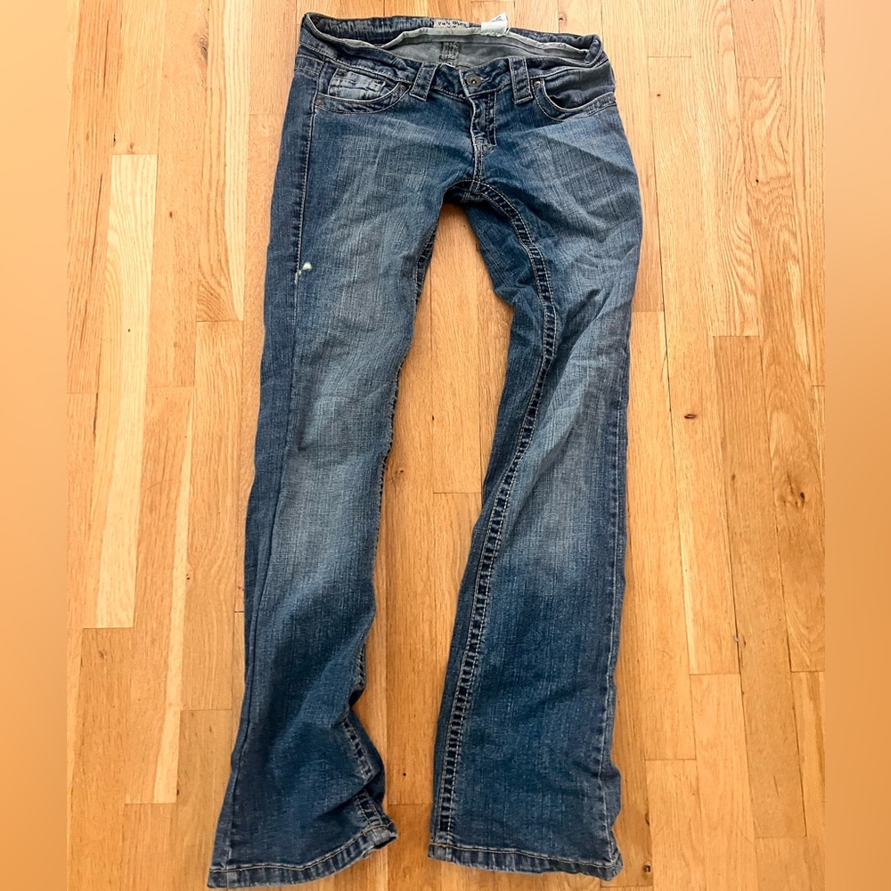 paris blues super low rise flare jeans